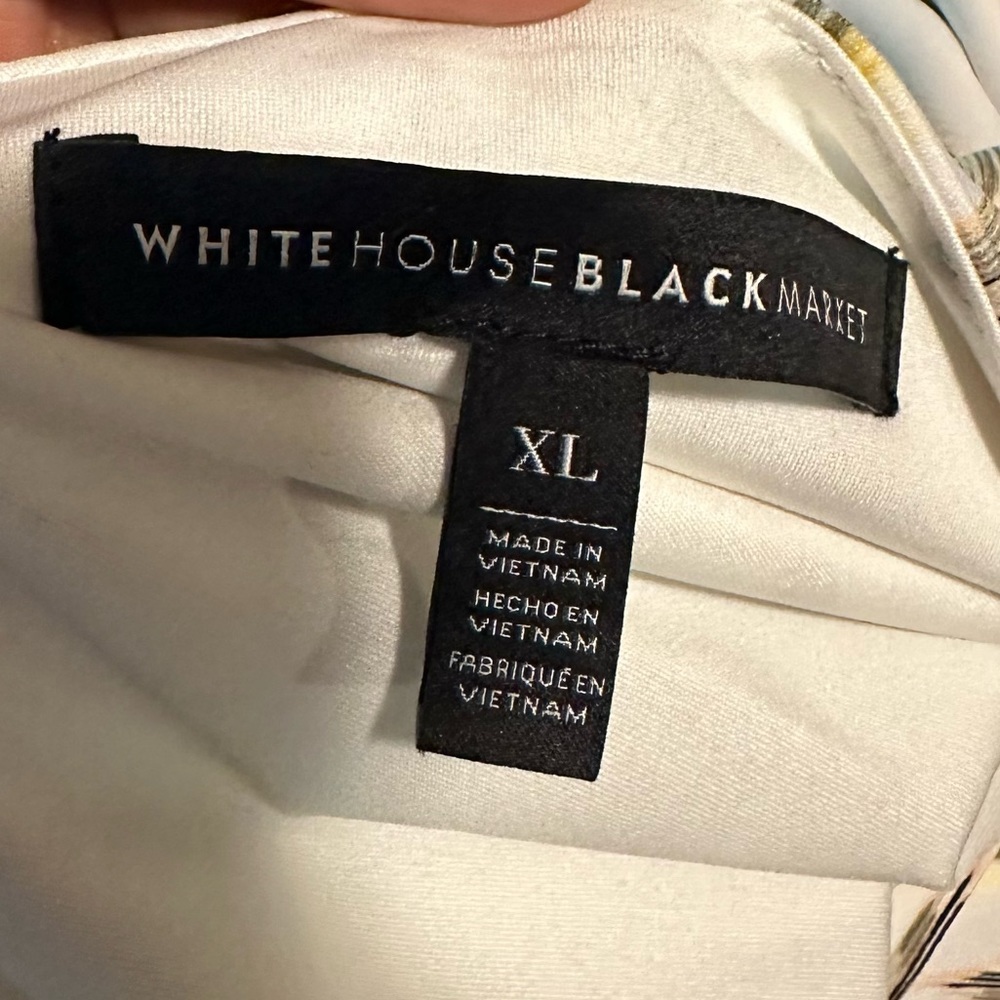 White House Black Market‎ Womens V-Neck Sleeveless Summer Top Size XL - Picture 3 of 9
